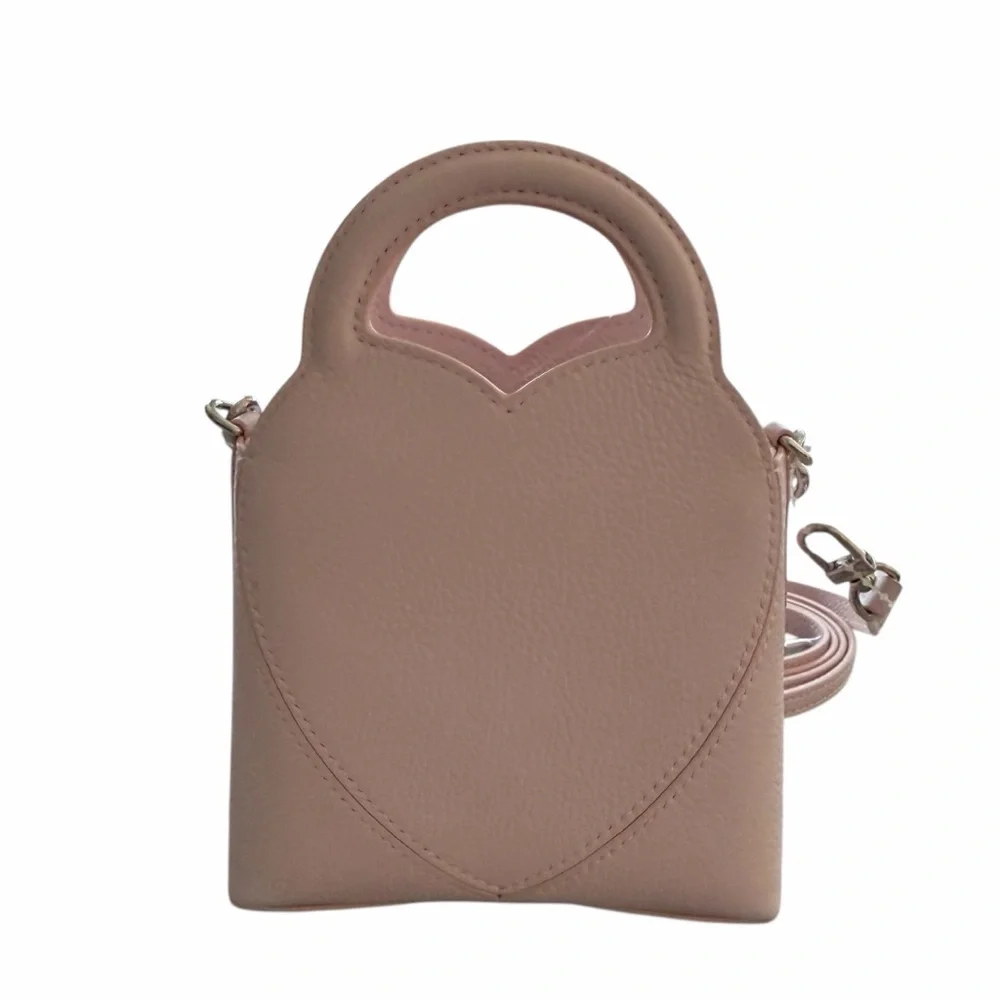Tiffany & Co. Return To Tiffany Pink Micro Tote Crossbody Charms On Chain NWT - Picture 8 of 12